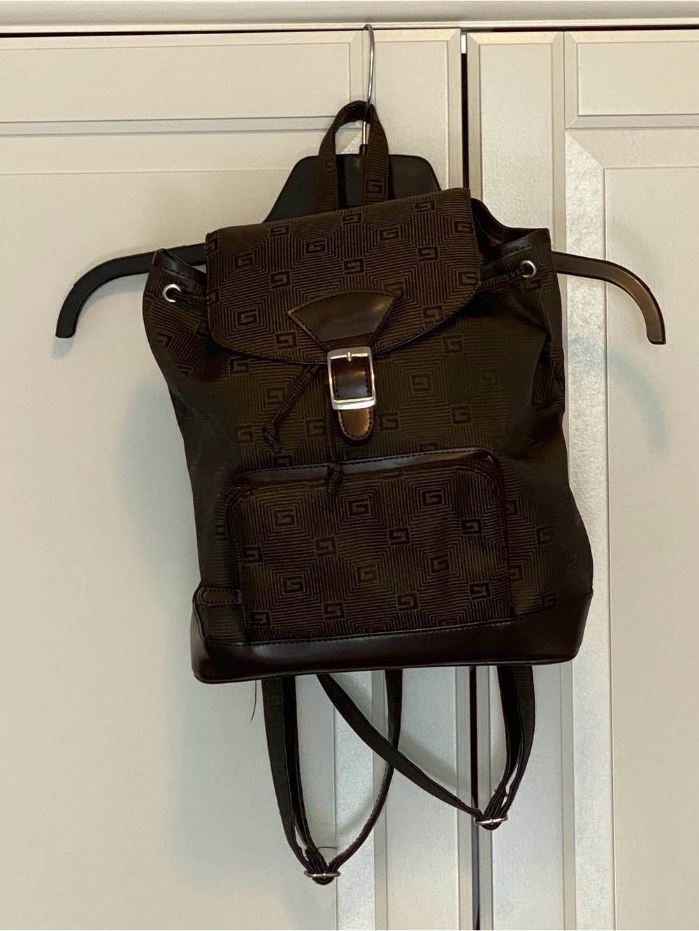 Drawstring Backpack with Front Pocket